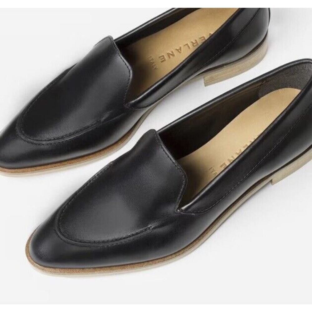 Everlane Black Leather Loafers